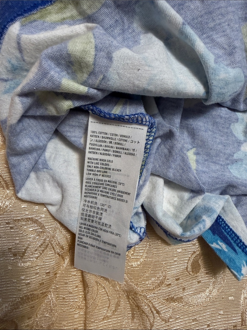 Blue Hollister Floral Tank Top - Picture 5 of 5